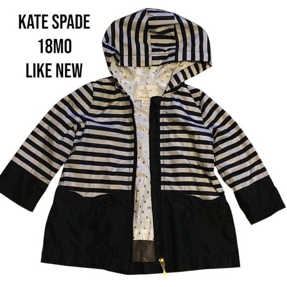 Kate Spade Girls Raincoat sz 18mo NWOT